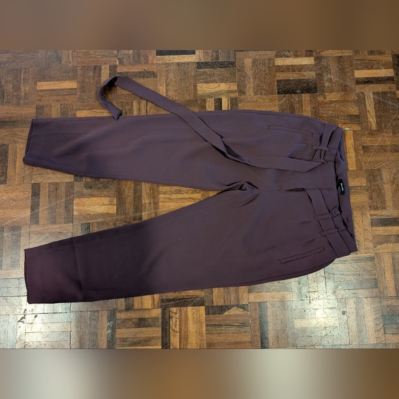 Mauve high waisted tapered dress pants - Picture 1 of 5